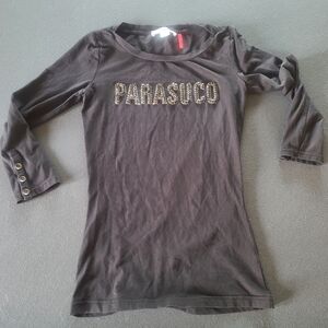 Parasuco ladies,Y2K Long Sleeve Top sz xs